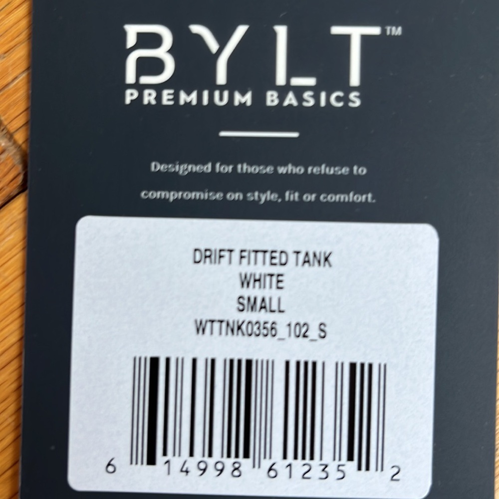 BYLT Basics White Women's Tank Top - Picture 2 of 15